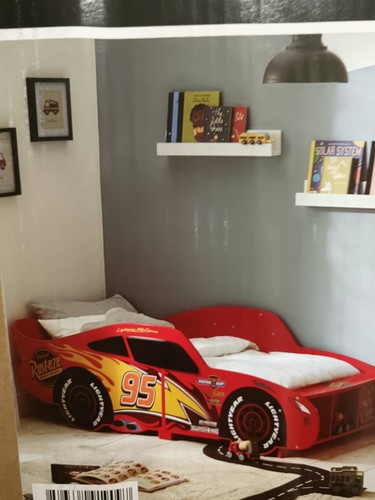 Disney lightning mcqueen - disney, bed