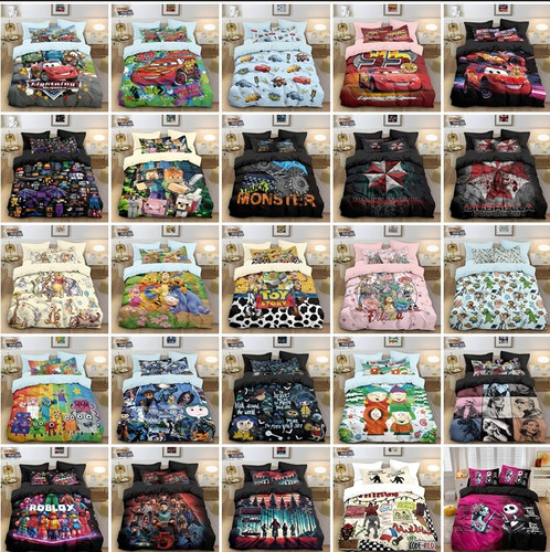 Boys girls characters duvet - boys,